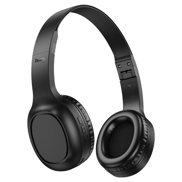 Hoco W46 Charm Ασύρματα & Ενσύρματα Ακουστικά Bluetooth 5.3 Over-Ear με AUX, Μικρόφωνο & 20 Ώρες Αυτονομία – Μαύρα