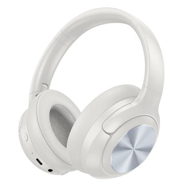 HOCO W54 Ασύρματα Ακουστικά Bluetooth Over Ear με ANC, AUX & 30 Ώρες Χρήσης – Γκρί