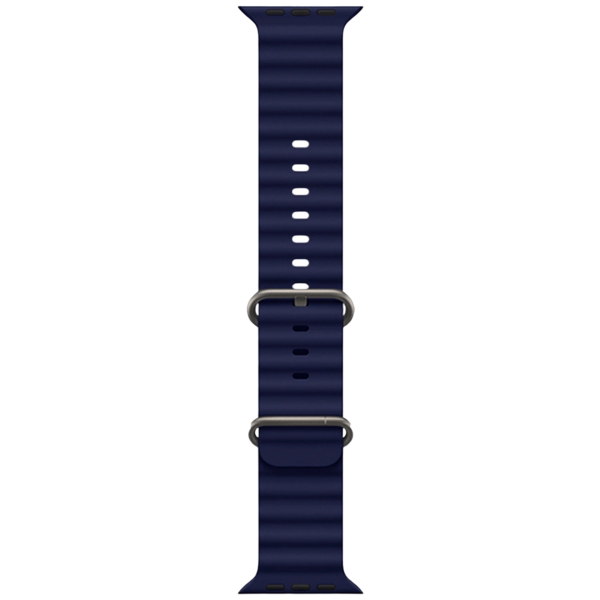 Hoco WA12 Double Buckle – Λουράκι Σιλικόνης για Apple Watch (42/44/45/49mm) - Μπλέ