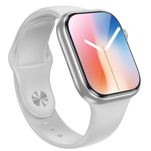 HOCO Y30 Smartwatch με Bluetooth Κλήσεις | Οθόνη 2.0” | IP67 | Μέτρηση Παλμών & Οξυγόνου – Ασημί