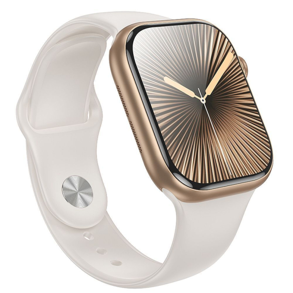 HOCO Y30 Smartwatch με Bluetooth Κλήσεις | Οθόνη 2.0” | IP67 | Μέτρηση Παλμών & Οξυγόνου – Χρυσό