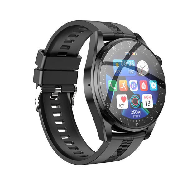 Hoco Y9 Smartwatch με 13 Αθλητικές Λειτουργίες και Παλμομέτρηση - Μαύρο