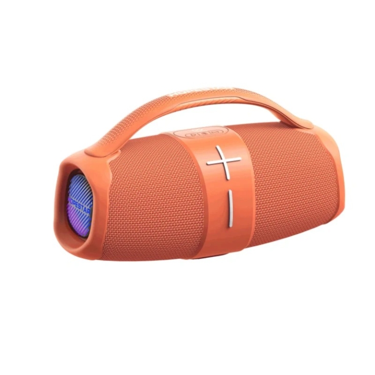 Hopestar H60 Ασύρματο Ηχείο Bluetooth με TWS, 20W, FM, USB, IPX6 – Πορτοκαλί
