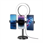 Kakusiga KSC-1514 Πτυσσόμενη Βάση Selfie & Desktop με Φωτισμό LED Ring Light – Μαύρη