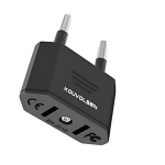 KOUVOLSEN KOS-10030 Αντάπτορας Ρεύματος EU to US 6A 250V – Μάυρος