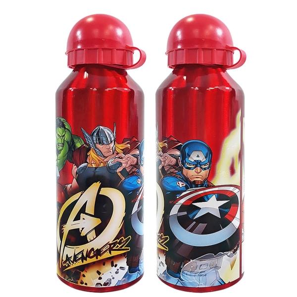 Παγούρι Μεταλλικό Avengers 500ml – Ανθεκτικό Αλουμινίου με Σχέδιο Marvel