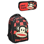 Paul Frank Party Fever Σχολικό Σετ 2 Τεμαχίων – Σακίδιο Ανατομικό με Θήκη Laptop & Κασετίνα Βαρελάκι
