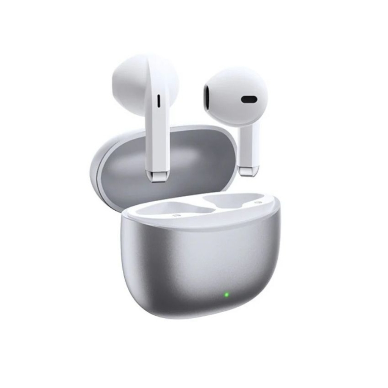 REMAX AlloyBuds M6 Zinc Alloy Ασύρματα Bluetooth Ακουστικά – Ασημί