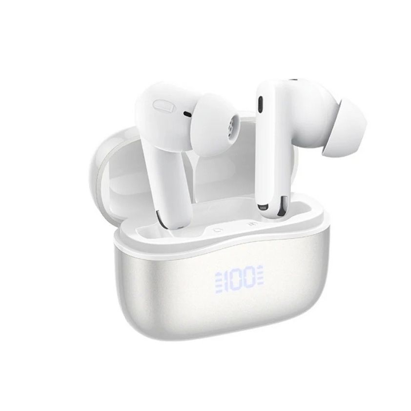 Remax Cozypods Jz01 Ασύρματα Ακουστικά Bluetooth Με Anc &Amp; Enc – Λευκό