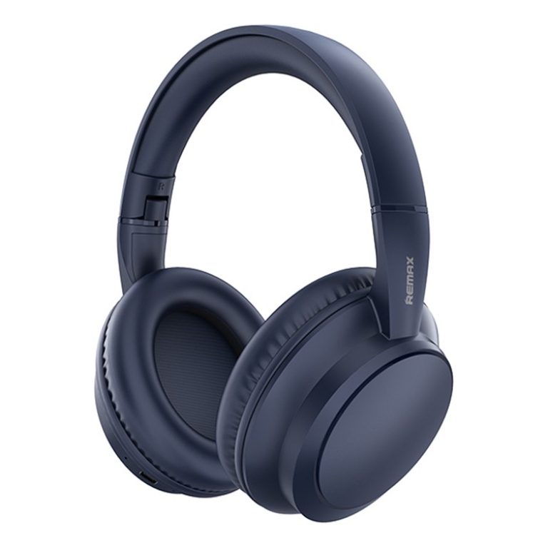 REMAX RB-100HB Ασύρματα Ακουστικά Bluetooth Over-Ear Πτυσσόμενα – Μπλε