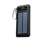 SOVO X26 Ηλιακό Power Bank 10000mAh με LED Φακό – Μαύρο