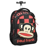 Trolley Τσάντα Paul Frank Party Fever 53x37x28cm – Σχολική Τσάντα Δημοτικού με 3 Θήκες & Ανατομική Πλάτη