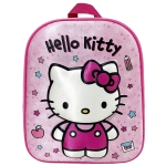 Τσάντα Πλάτης Νηπίου Hello Kitty 3D 31cm – Σχολικό Σακίδιο με Ανατομική Πλάτη