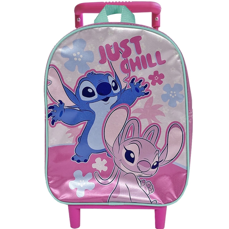 Τσάντα Τρόλεϋ Νηπίου Stitch 29cm – Ιδανική για Προσχολική Χρήση με Χαρούμενο Σχέδιο