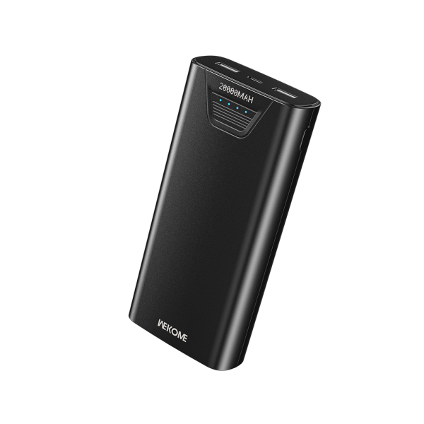 Wekome WP-121 Power Bank 20000mAh 12W με 2 Θύρες USB – Μαύρο