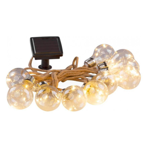 Ηλιακή φωτιστική γιρλάντα με λάμπες 8m 16 LED