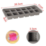 Καλούπι Σιλικόνης Τετράγωνα 26.3x11x4cm Kmt Style 2416100
