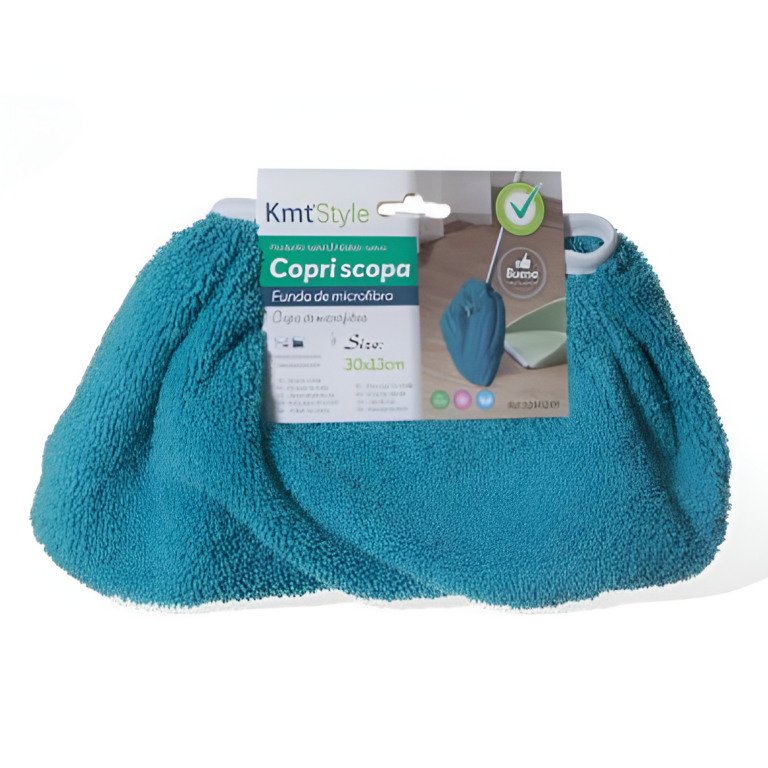 Κάλυμμα Σκούπας Μικροϊνών 30x13cm Μπλε Kmt Style 3280245