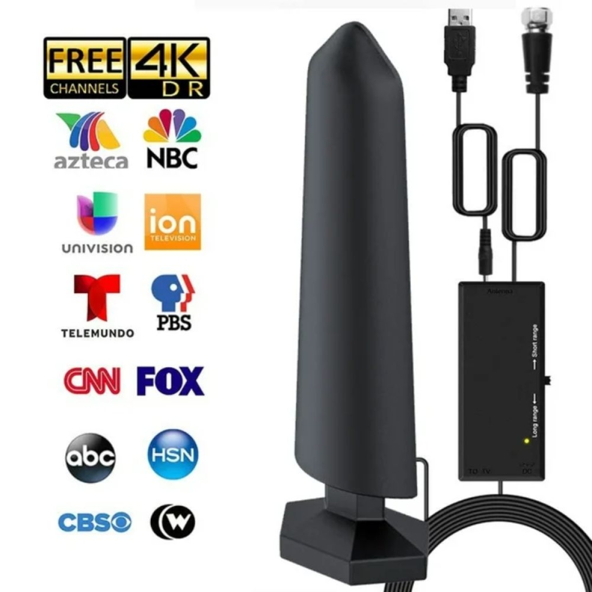 Κεραία Τηλεόρασης HDTV Εσωτερικού/Εξωτερικού Χώρου 25dB – 4K HD