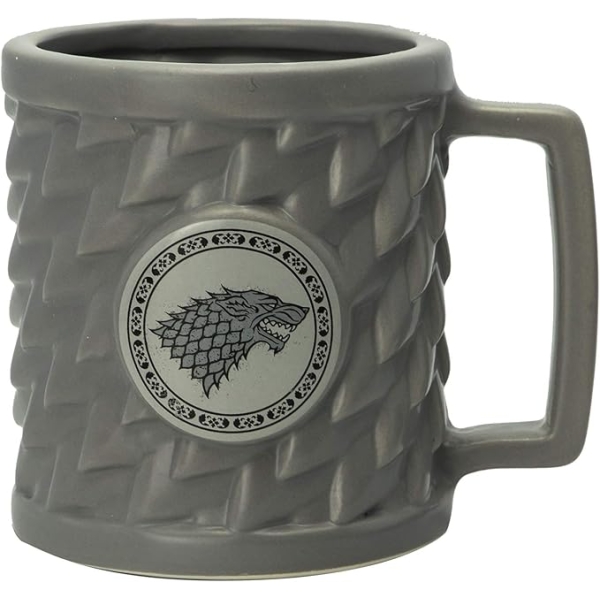 Κεραμική Κούπα 3D Γυαλιστερή 500ml Game of Thrones – Stark