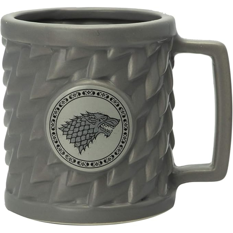 Κεραμική Κούπα 3D Γυαλιστερή 500ml Game of Thrones – Stark