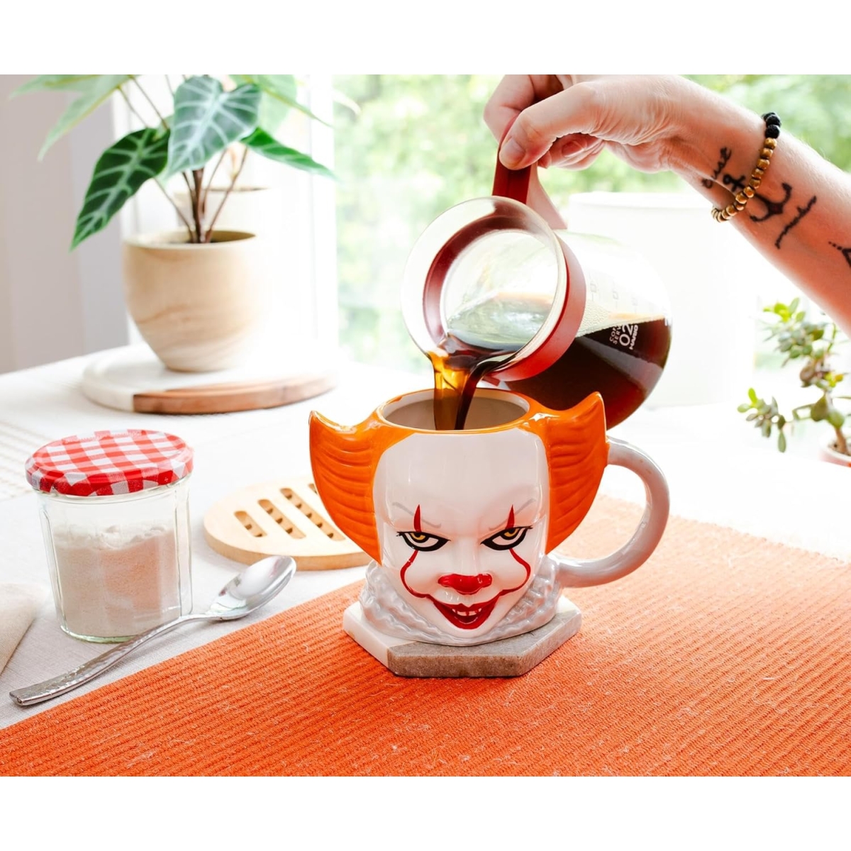 Κεραμική Κούπα 3D Γυαλιστερή Pennywise ΙΤ 550ml