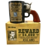 Κεραμική Κούπα Jesse James με Λαβή Όπλου