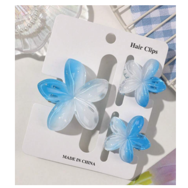 Κοκαλάκι Μαλλιών Λουλούδι 86647 3τμχ