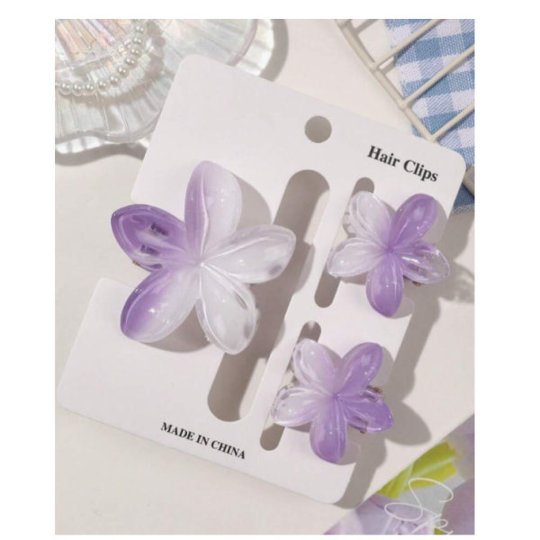 Κοκαλάκι Μαλλιών Λουλούδι 86647 3τμχ