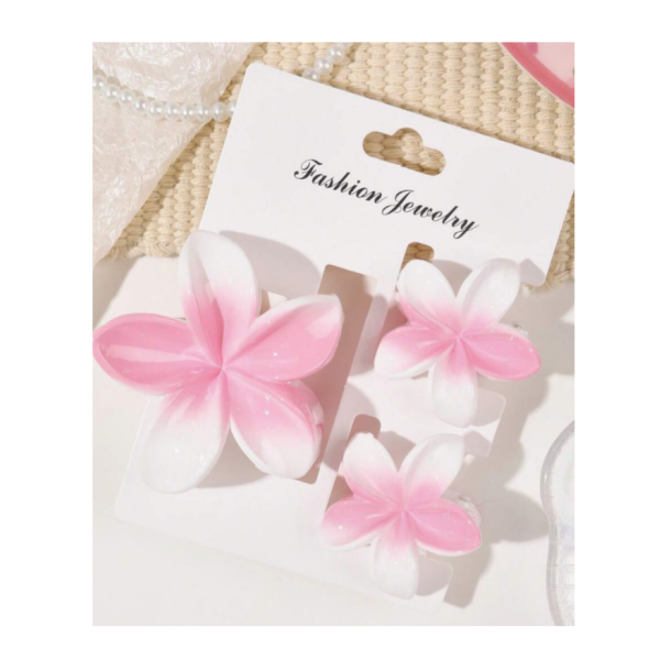 Κοκαλάκι Μαλλιών Λουλούδι 86647 3τμχ