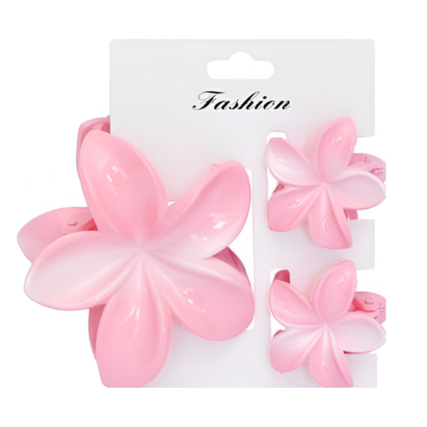 Κοκαλάκι Μαλλιών Λουλούδι 87615 3τμχ