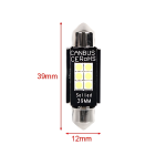 Λάμπα αυτοκινήτου 12-24V 3030 6SMD 300lm 6500K 39x12mm - 2000455 1τμχ - Image 2