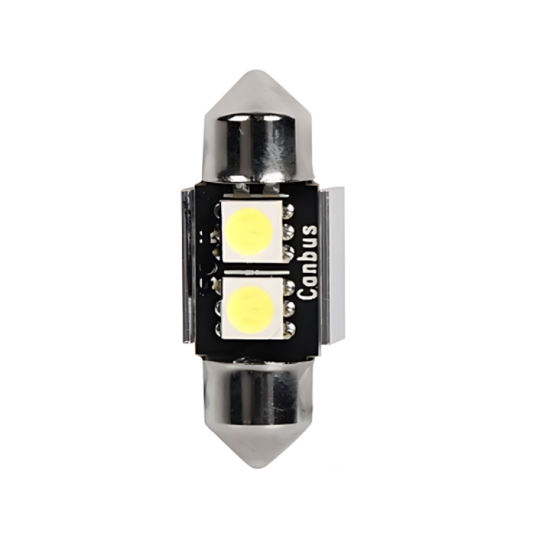 Λάμπα αυτοκινήτου 12V 5050 2SMD 100lm 6500K 31x12mm - 2000288 1τμχ