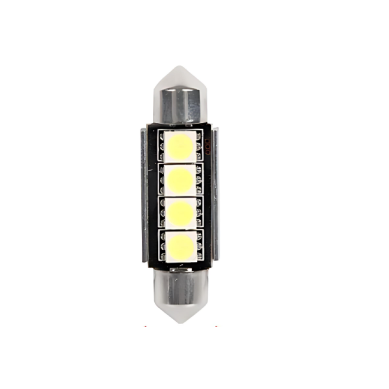 Λάμπα αυτοκινήτου 12V 5050 4SMD 100lm 6500K 39x12mm - 2000290 1τμχ