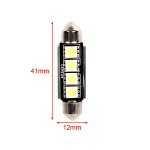 Λάμπα αυτοκινήτου 12V 5050 4SMD 100lm 6500K 41x12mm - 2000291 1τμχ - Image 2