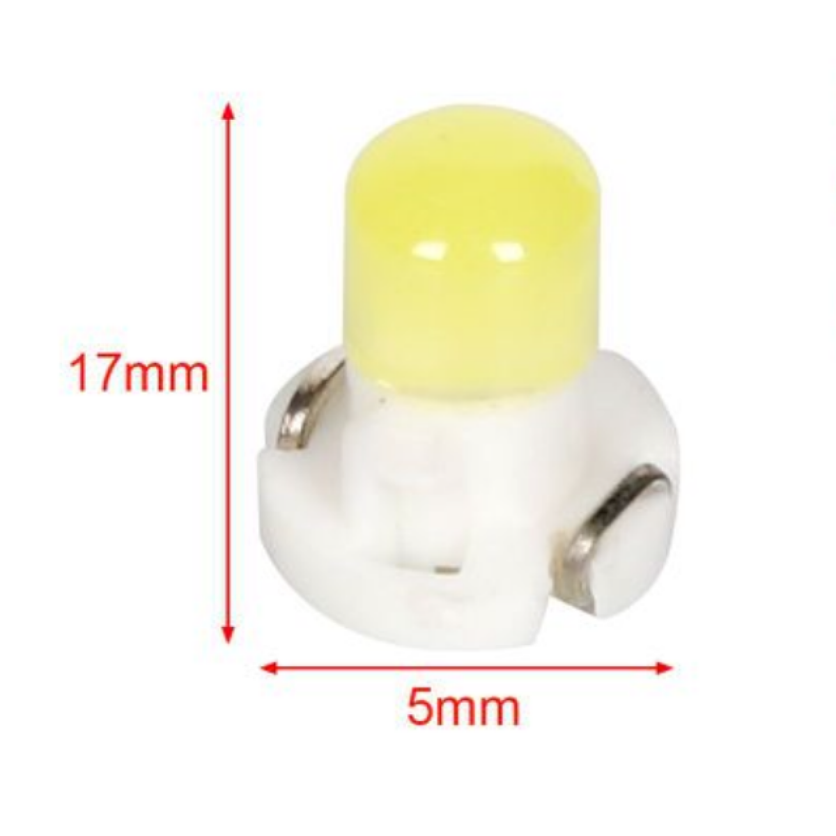 Λάμπες LED Αυτοκινήτου T3 COB Λευκό 12V 0.6W 2 Τεμάχια Kmt Style 2000465