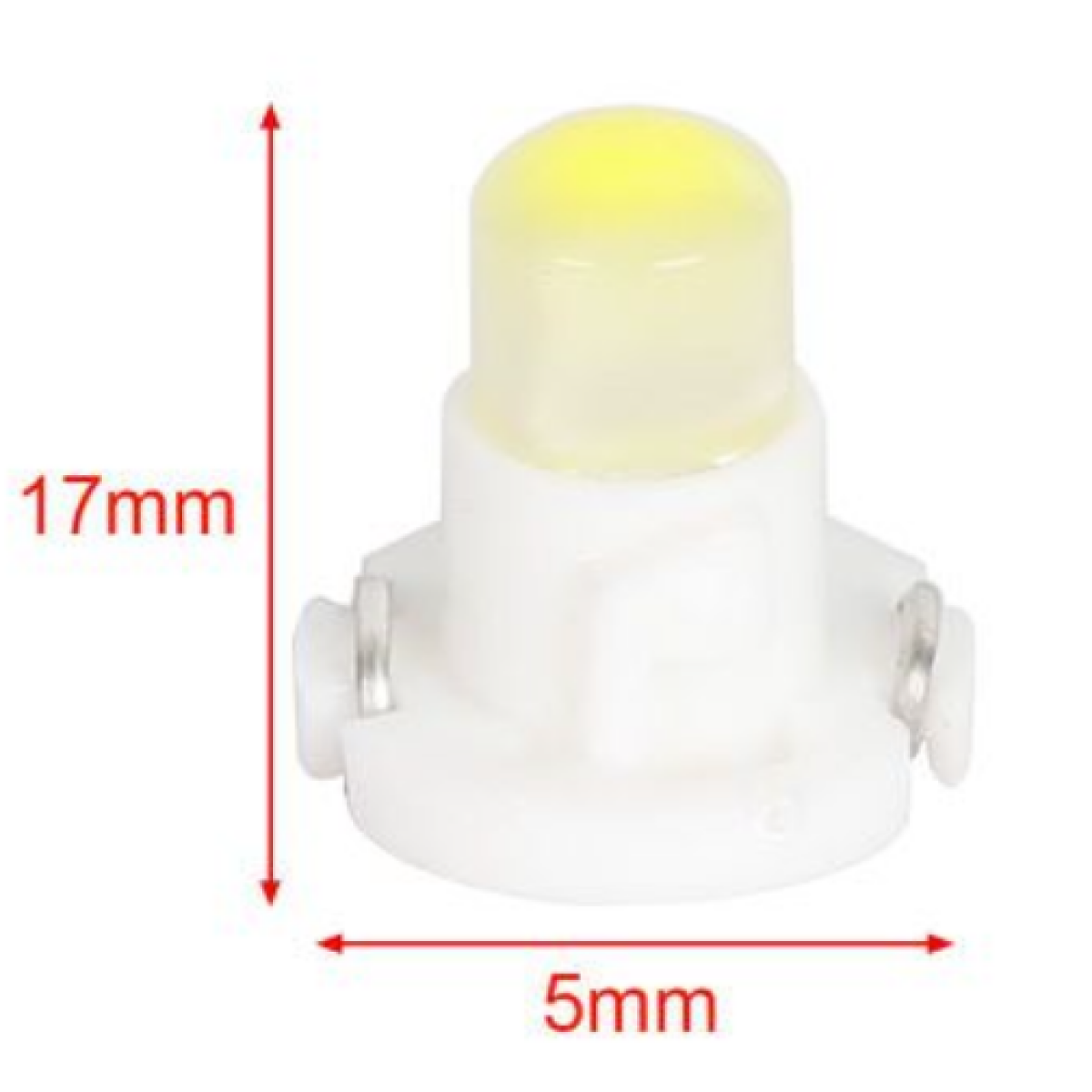 Λάμπες LED Αυτοκινήτου T4.2 COB Λευκό 12V 0.6W 2 Τεμάχια Kmt Style 2000468