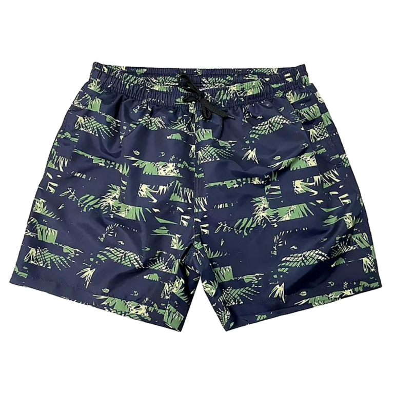 Μαγιό Ανδρικό Polyester Μπλε με Πράσινα Φύλλα SummerTiempo 622976