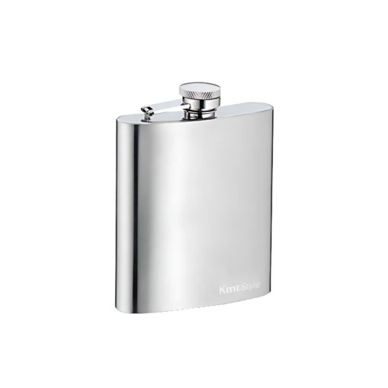 Μεταλλικό ανοξείδωτο φλασκί 240ml 9.5x13.5cm 2406231 ασημί