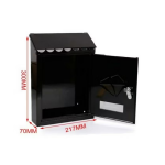 Μεταλλικό Γραμματοκιβώτιο 217x70x300mm Kmt Tools 2001730