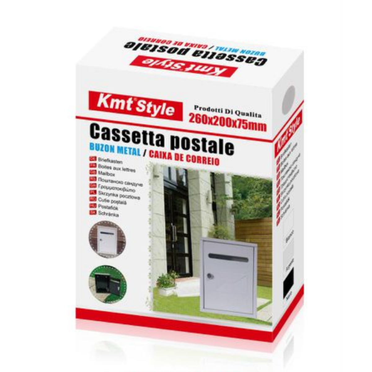 Μεταλλικό Γραμματοκιβώτιο 260x200x75mm Kmt Tools 2001724-5