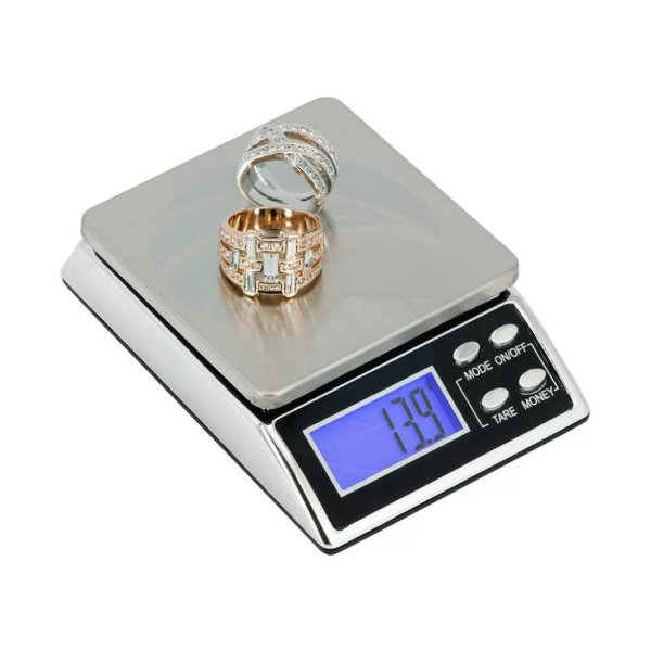 Mini ζυγαρία ακριβείας 0,01gr - 200gr Pocket Scale - ασημί