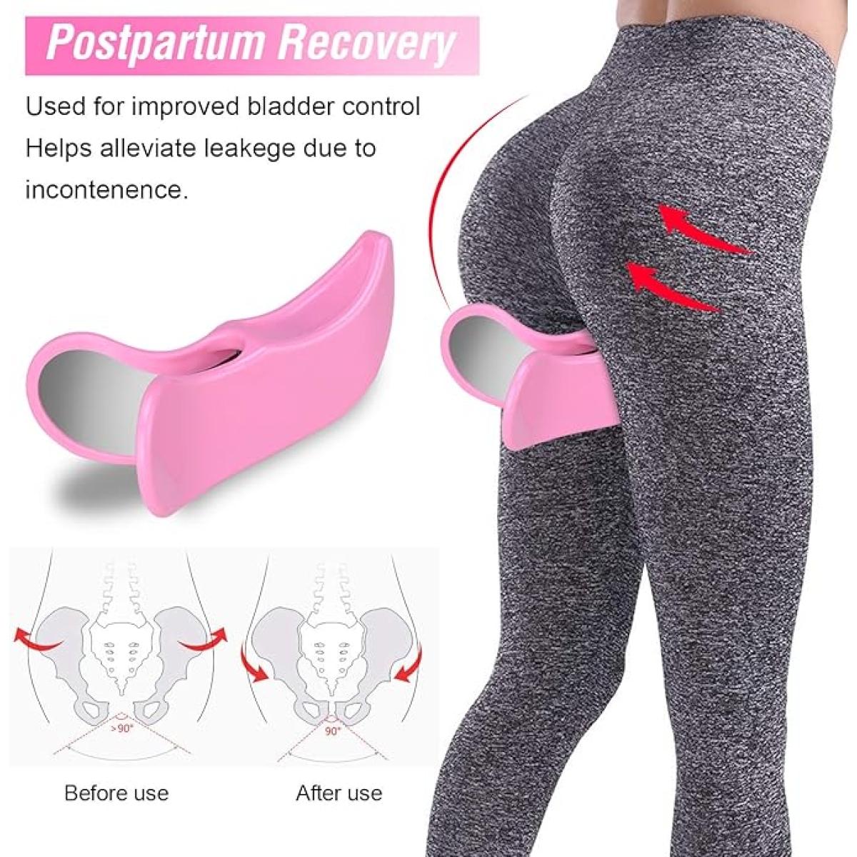 Όργανο Εκγύμνασης Γλουτών Hips Trainer - Ροζ