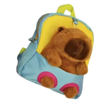 Παιδικό Σακίδιο Πλάτης Με Λούτρινο Capybara 2501 - Μπλε