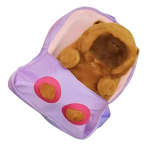 Παιδικό Σακίδιο Πλάτης Με Λούτρινο Capybara 2501 - Μωβ