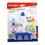 Παιδικό Σετ ζωγραφικής με Καβαλέτο – Καμβάδες – Χρώματα – Πινέλο Motarro MP173-5 Μπλε