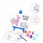 Παιδικό Σετ ζωγραφικής με Καβαλέτο – Καμβάδες – Χρώματα – Πινέλο Motarro MP173-5 Μπλε