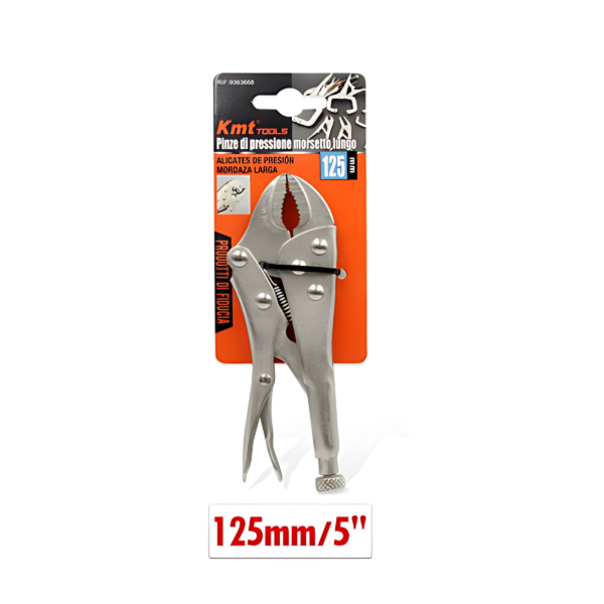 Πένσα χειρός μακριάς μύτης 125mm 5'' - Long Jaw Pliers 9363668 - ασημί - Image 3