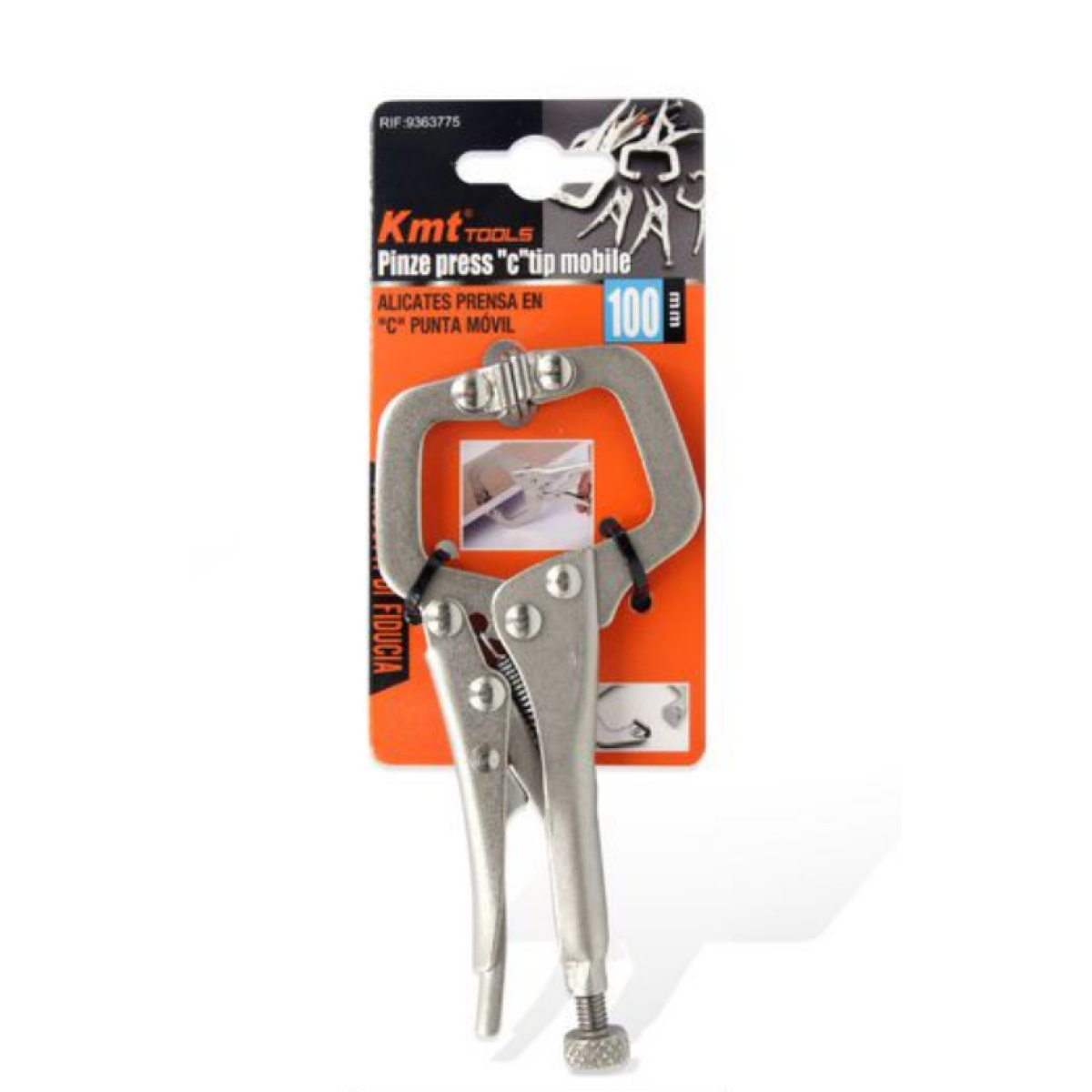 Πένσα Γκριπ Τύπου C 100mm Kmt Tools 9363775