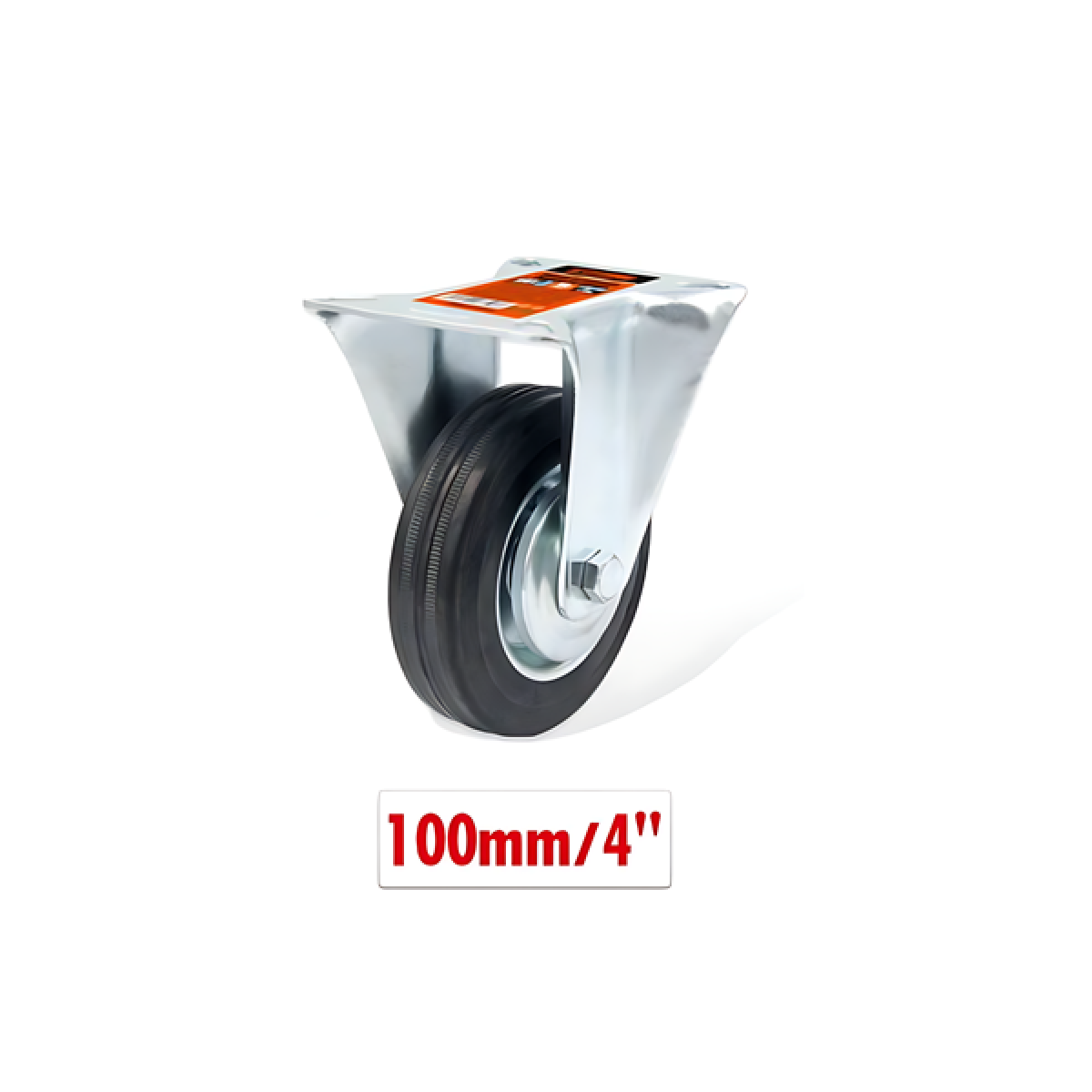 Περιστρεφόμενο ροδάκι επίπλων 100mm 4'' 9367798 - μαύρο - Image 2